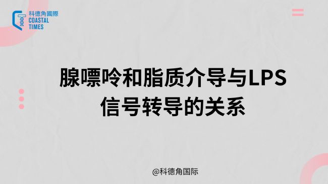 腺嘌呤和脂質(zhì)介導(dǎo)與LPS信號(hào)轉(zhuǎn)導(dǎo)的關(guān)系